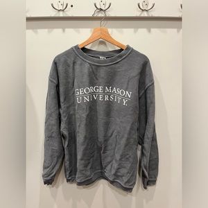 George Mason University Corduroy Crewneck Lightweight Sweatshirt
